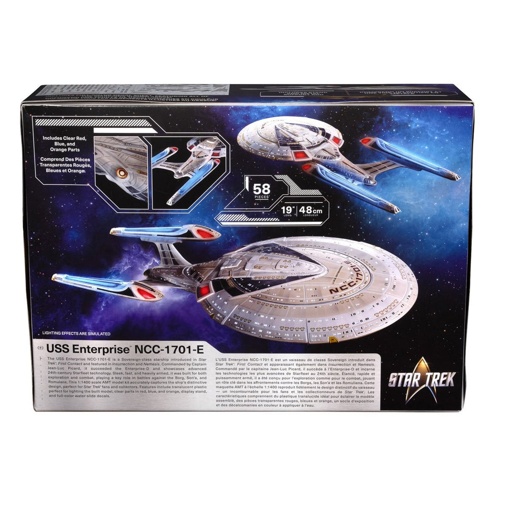 Star Trek U.S.S. Enterprise NCC-1701-E Translucent 1:140 Scale Model Kit