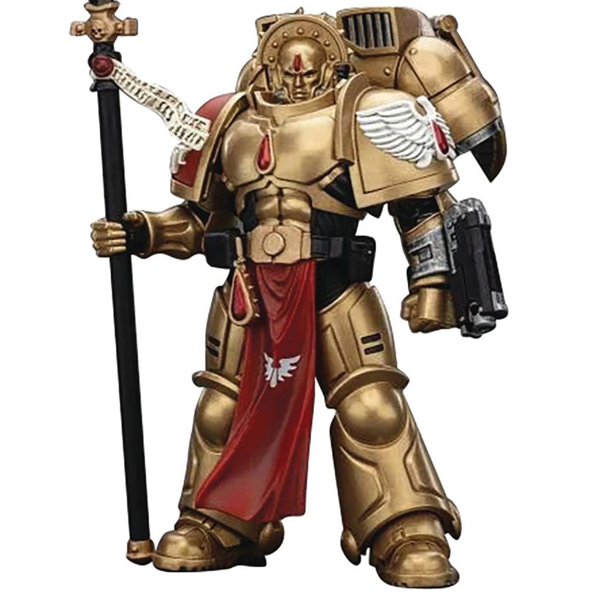 Joy Toy Warhammer 40,000 Blood Angels Sanguinary Guard 2 with Boltgun Spear 1:18 Scale Action Figure