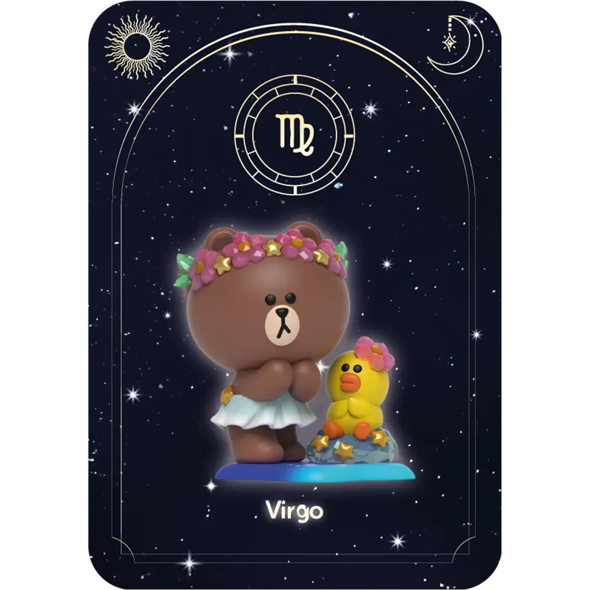 Line Friends x Kwistal Horoscope Series Primus Mini-Figure Display Tray of 6