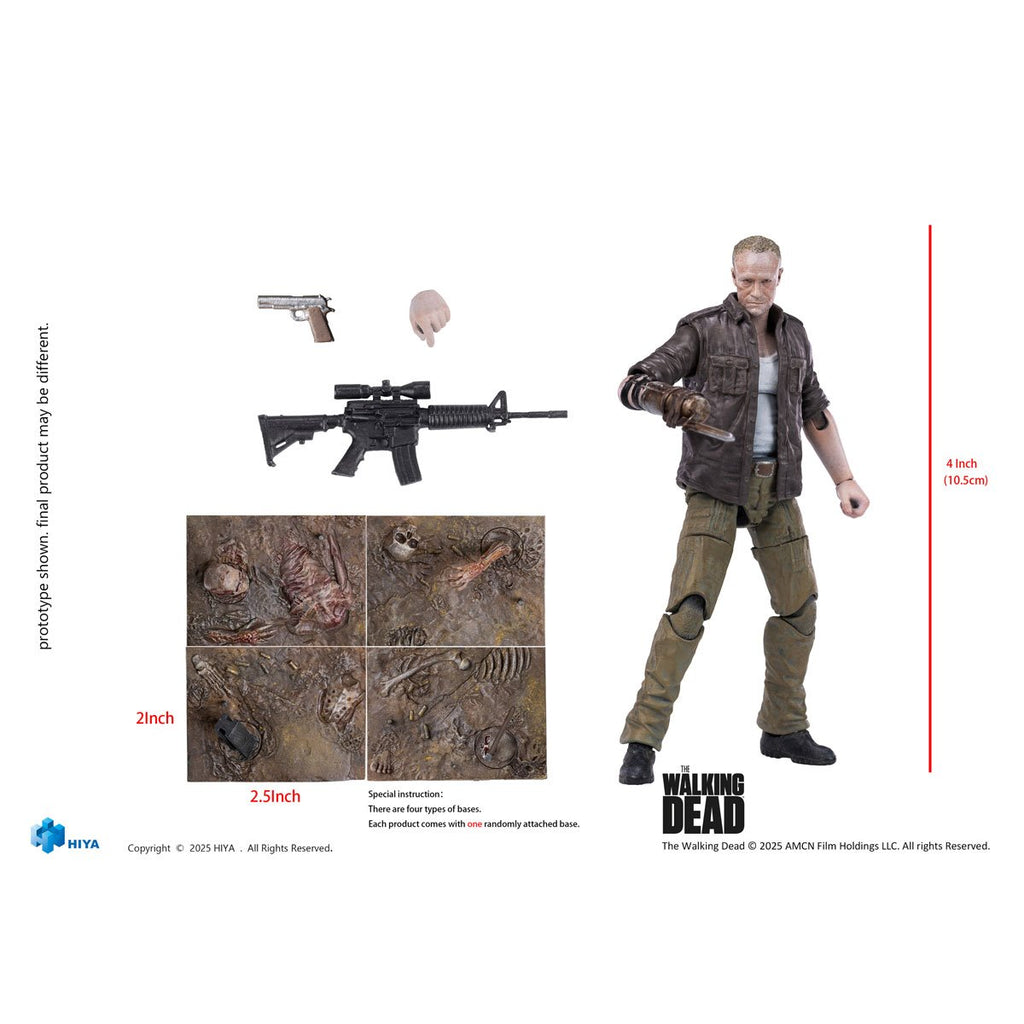 The Walking Dead Merle Dixon Exquisite Mini Series 1:18 Scale Action Figure
