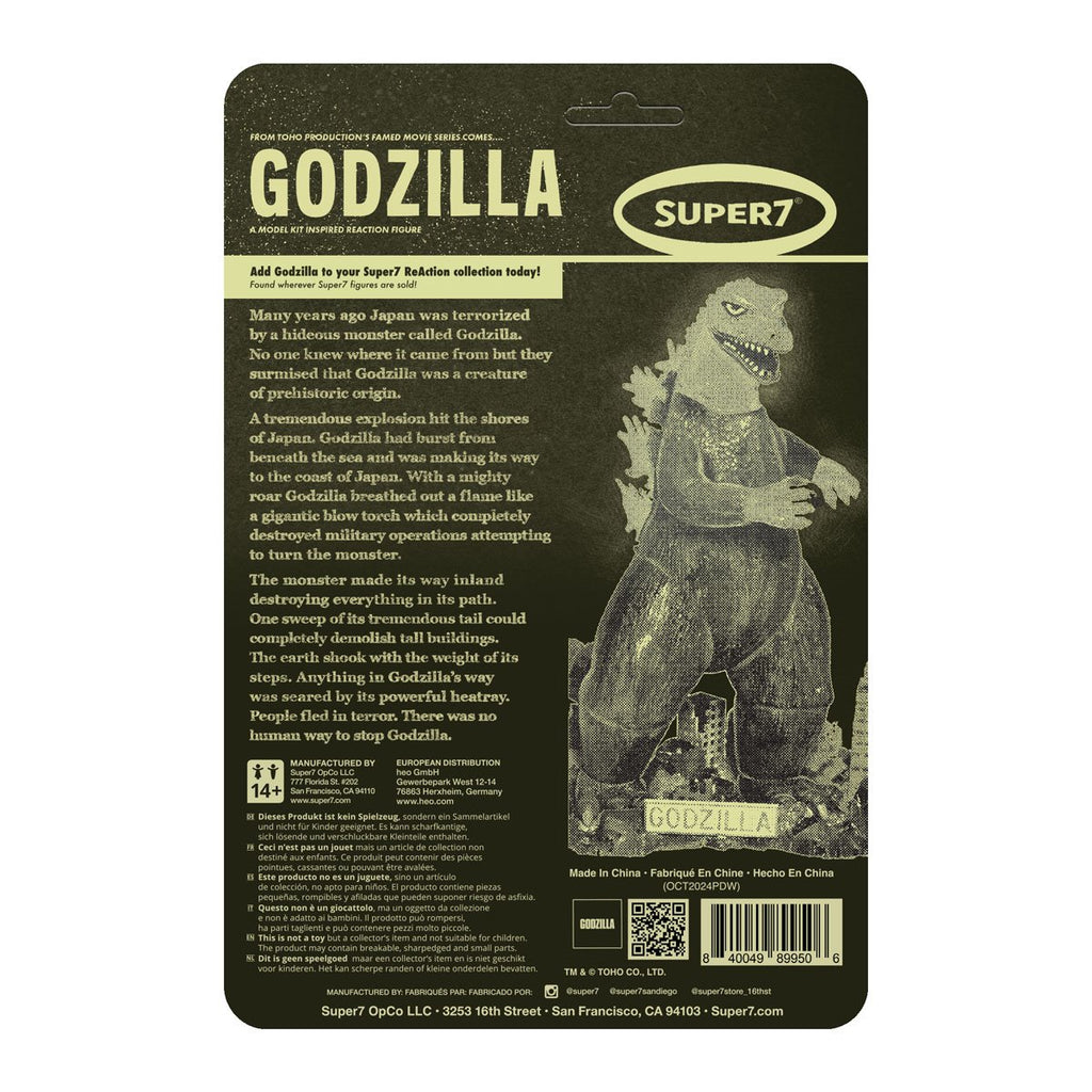Godzilla (Model Kit Glow-in-the-Dark) 3 3/4-Inch ReAction Figure