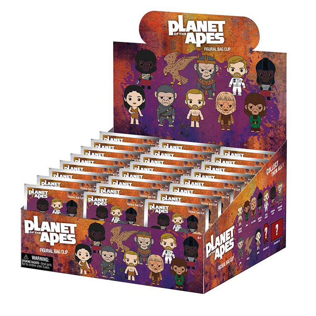 Planet of the Apes 3D Foam Bag Clip Random 6-Pack