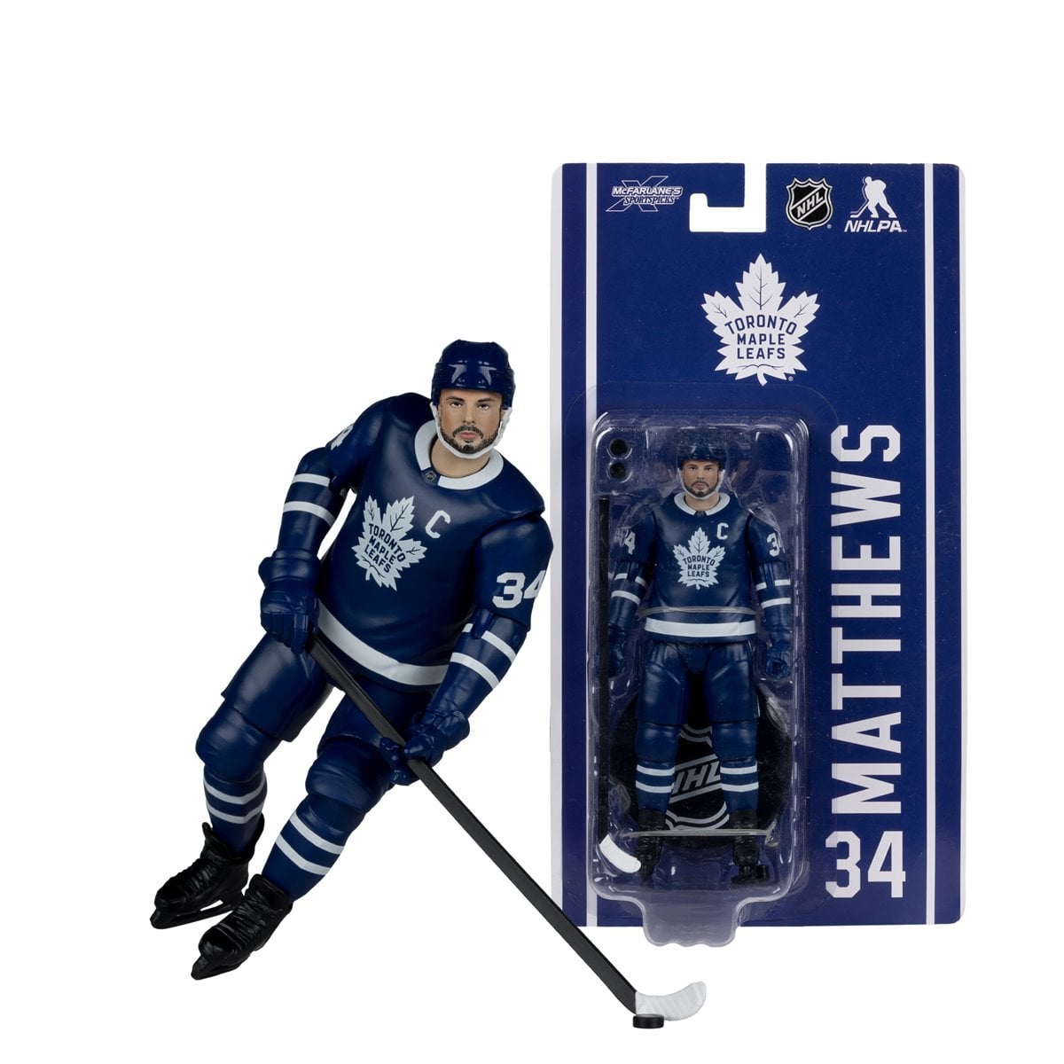 NHL McFarlanes SportsPicks Toronto Maple Leafs Auston Matthews 6-Inch Scale Articulated Action Figure