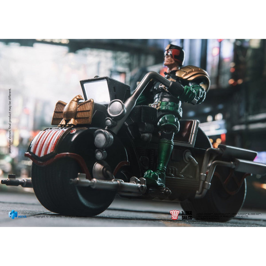 Judge Dredd and Lawmaster MK II Exquisite Mini Series 1:18 Scale Action Figure Set