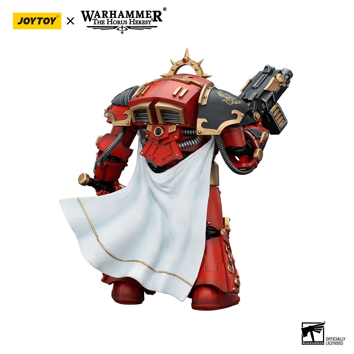 Joy Toy Warhammer Horus Heresy Blood Angels Legion Praetor in Tartaros Terminator Armor 1:18 Scale Action Figure