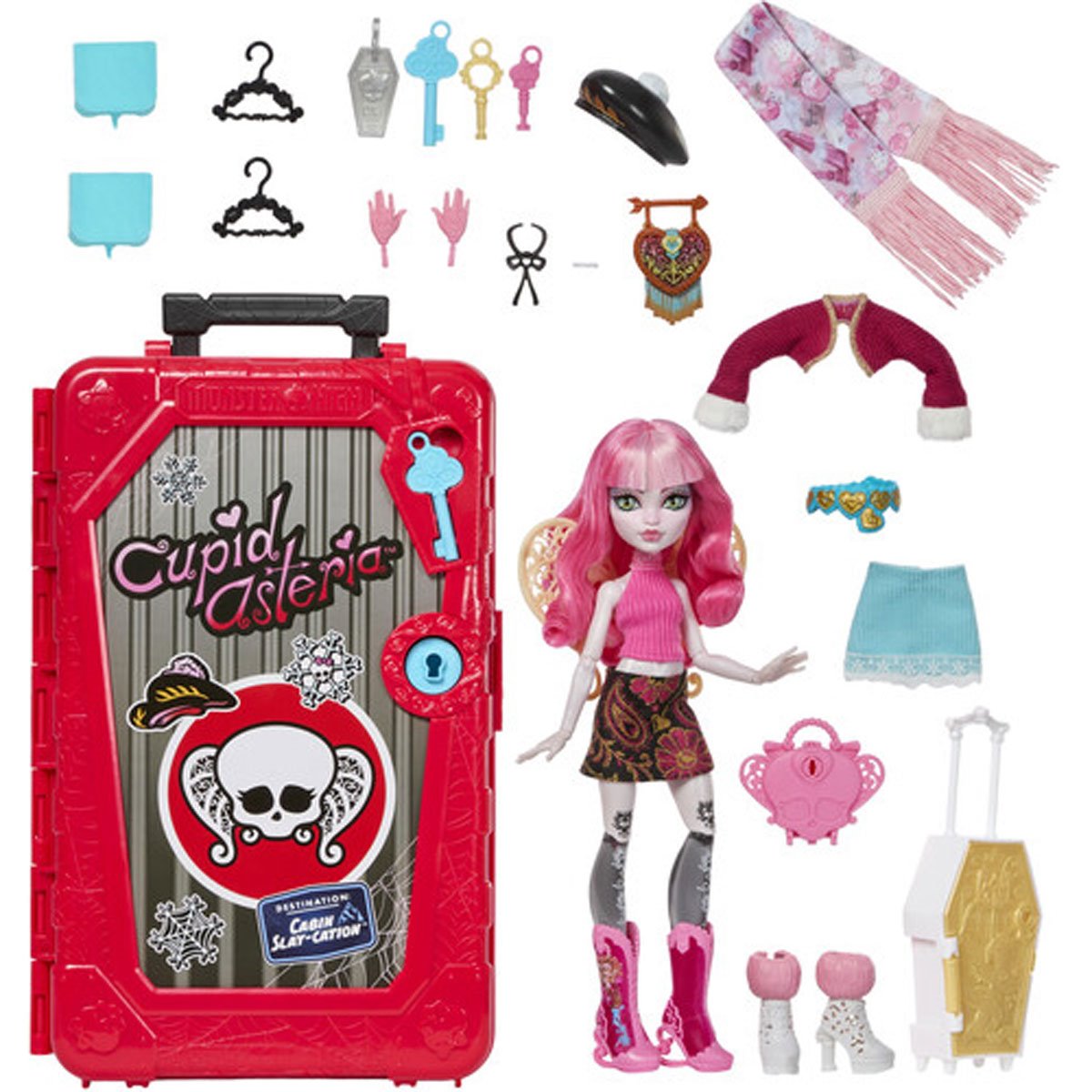 Monster High Skulltimate Secrets Series 8 Cupid Asteria Cabin Doll