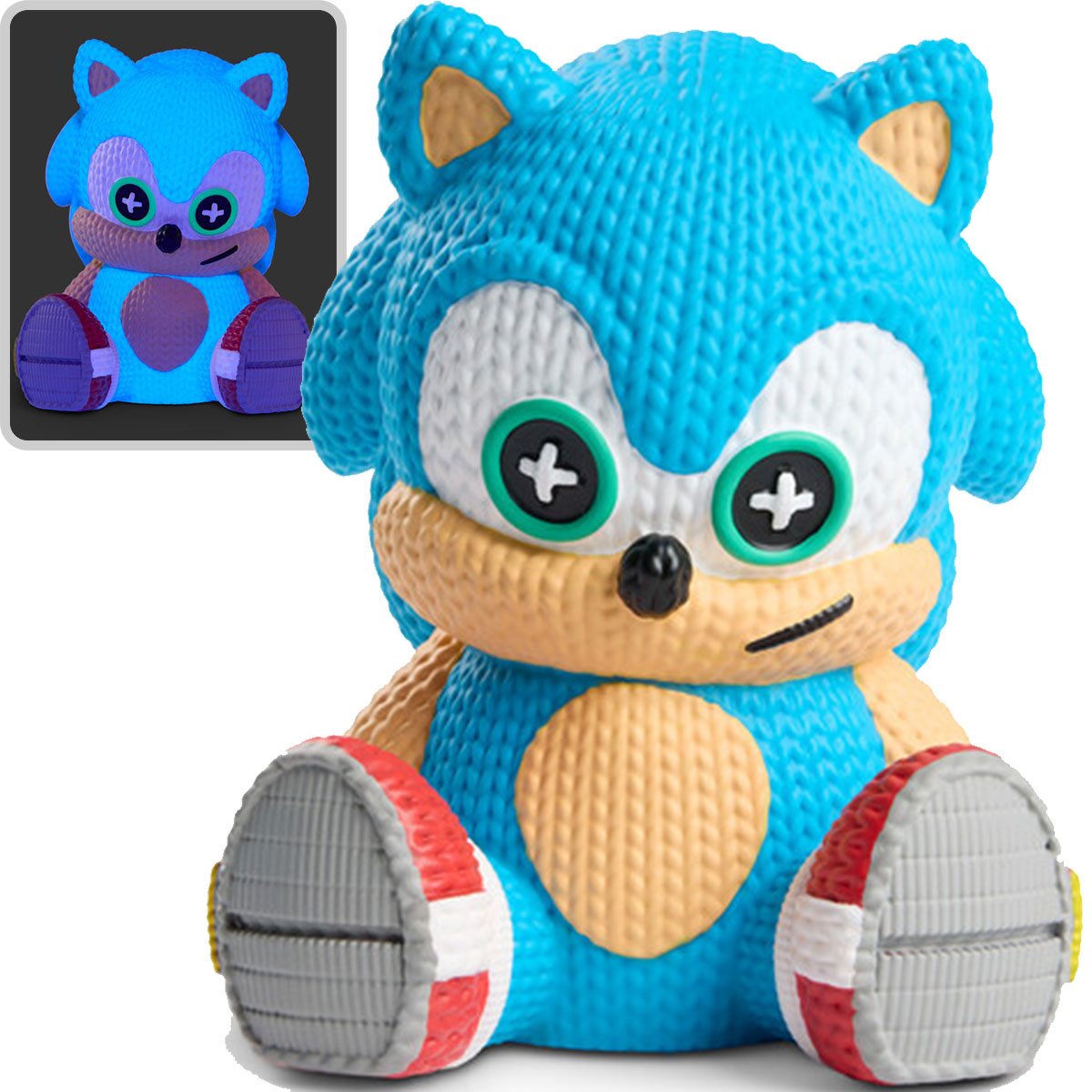 Sonic the Hedgehog Sonic #291 Blacklight Handmade By Robots Vinyl Figure