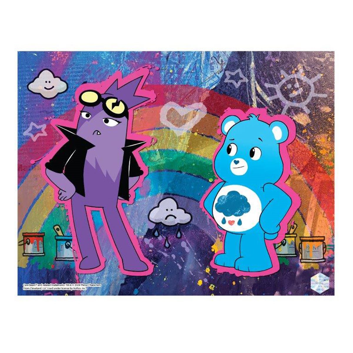 Care Bears The Grumpy Effect #1102 Animation Cel Artist Edition Framed Art Print