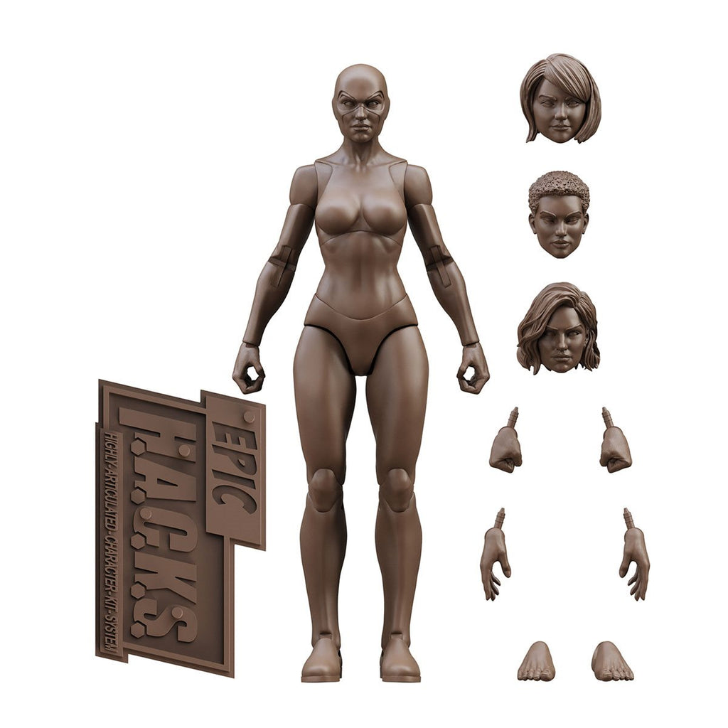 Epic H.A.C.K.S Blanks Coffee Female 1:12 Scale Action Figure