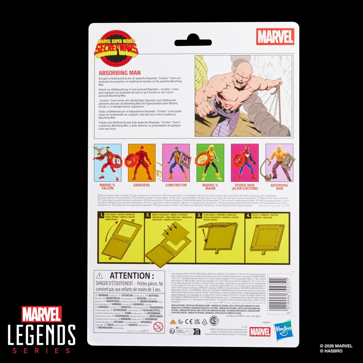 Marvel Legends Secret Wars 6-Inch Action Figures Wave 2 Case of 6