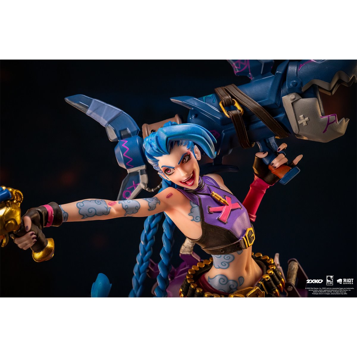 2XKO Jinx and Warwick 1:10 Scale Resin Statue