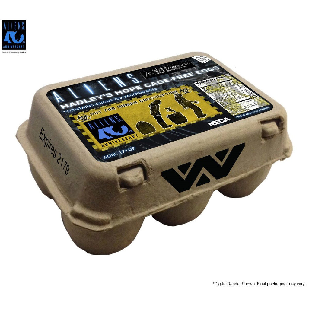 Aliens Carton of Alien Eggs 40th Anniversary Accessory 6-Pack