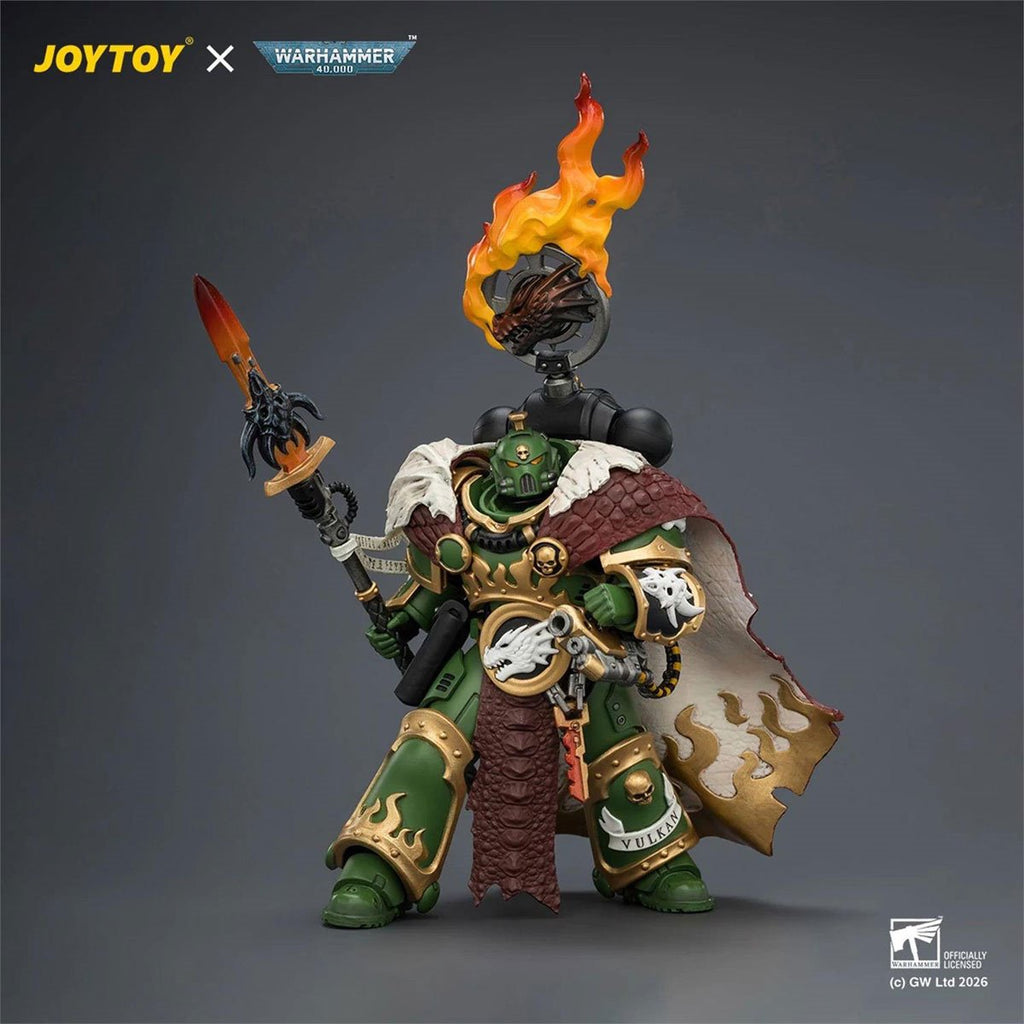 Joy Toy Warhammer 40,000 Salamanders Vulkan He'stan the Forgefather 1:18 Scale Figure