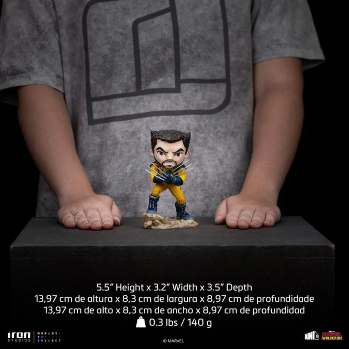 Deadpool & Wolverine Wolverine (Unmasked) MiniCo Vinyl Figure