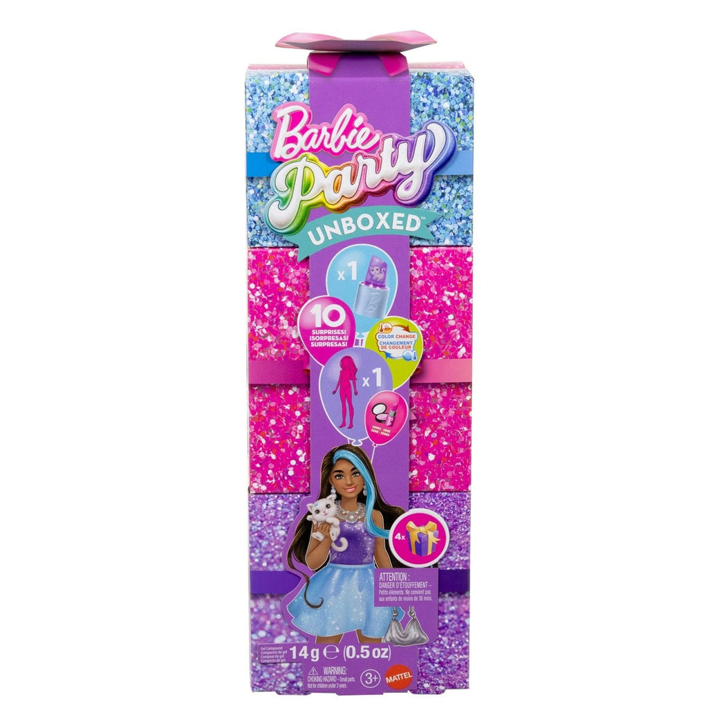 Barbie Party Unboxed Purple Doll