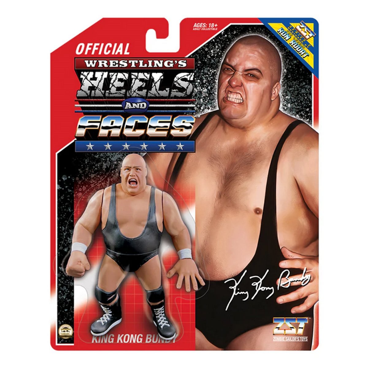 Wrestling's Heels and Faces Series 2 King Kong Bundy 4 1/2-Inch Scale Action Figure