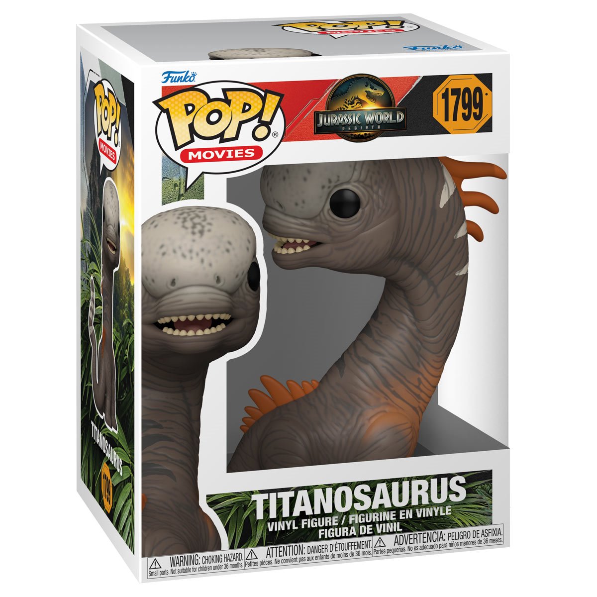Jurassic World Rebirth Titanosaurus Funko Pop! Vinyl Figure #1799