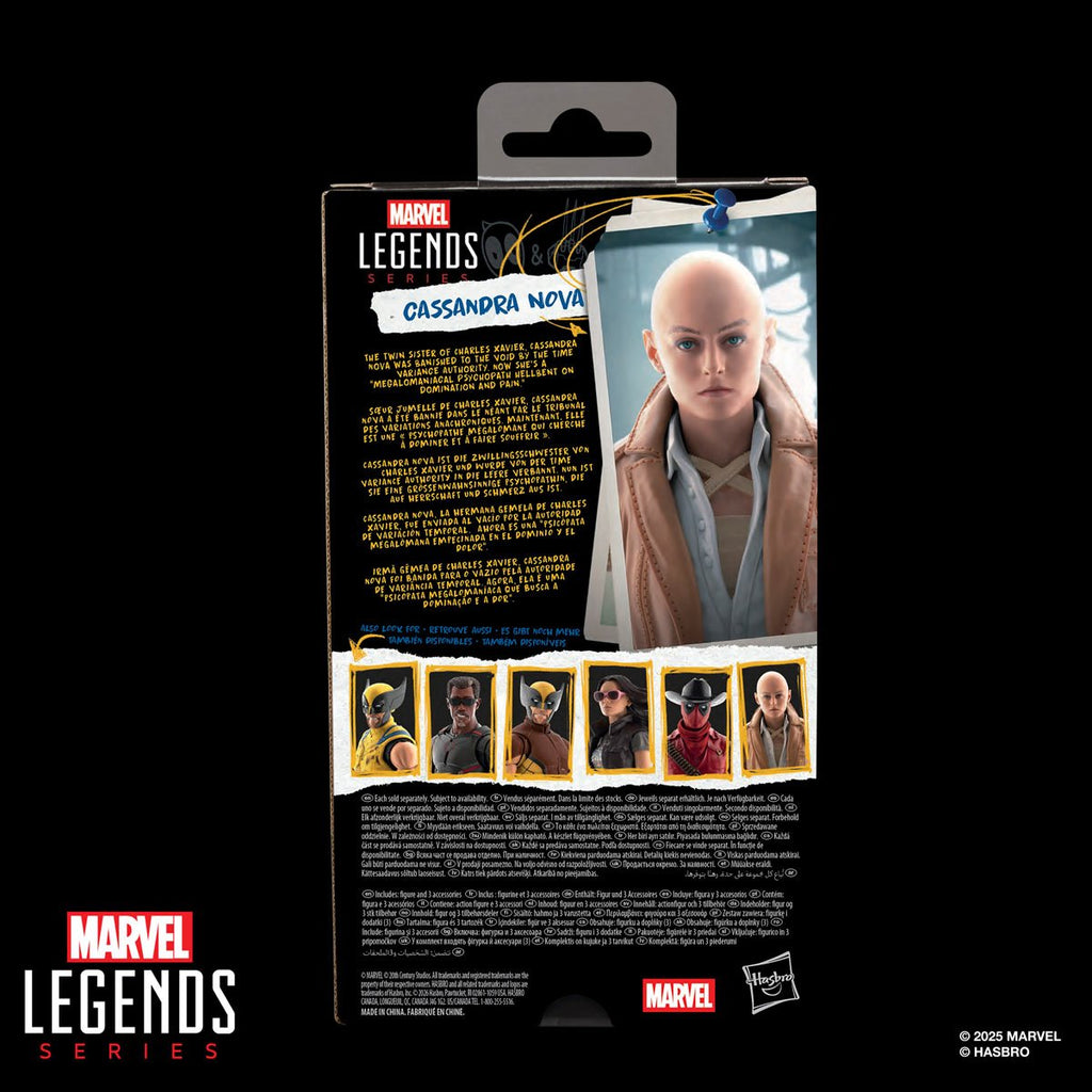 Deadpool & Wolverine Marvel Legends 6-Inch Action Figure Wave 2 Case of 6