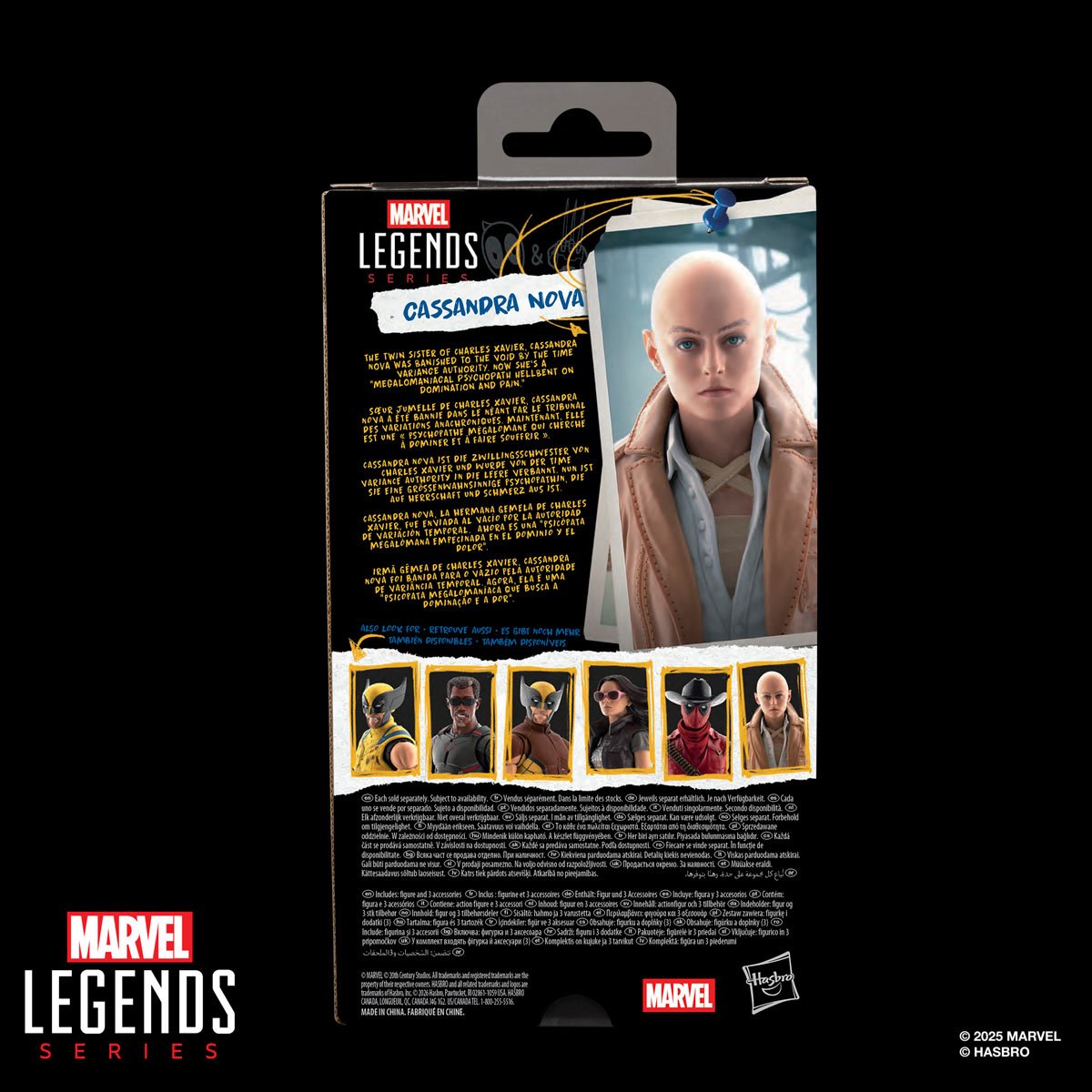Deadpool & Wolverine Marvel Legends 6-Inch Action Figure Wave 2 Case of 6