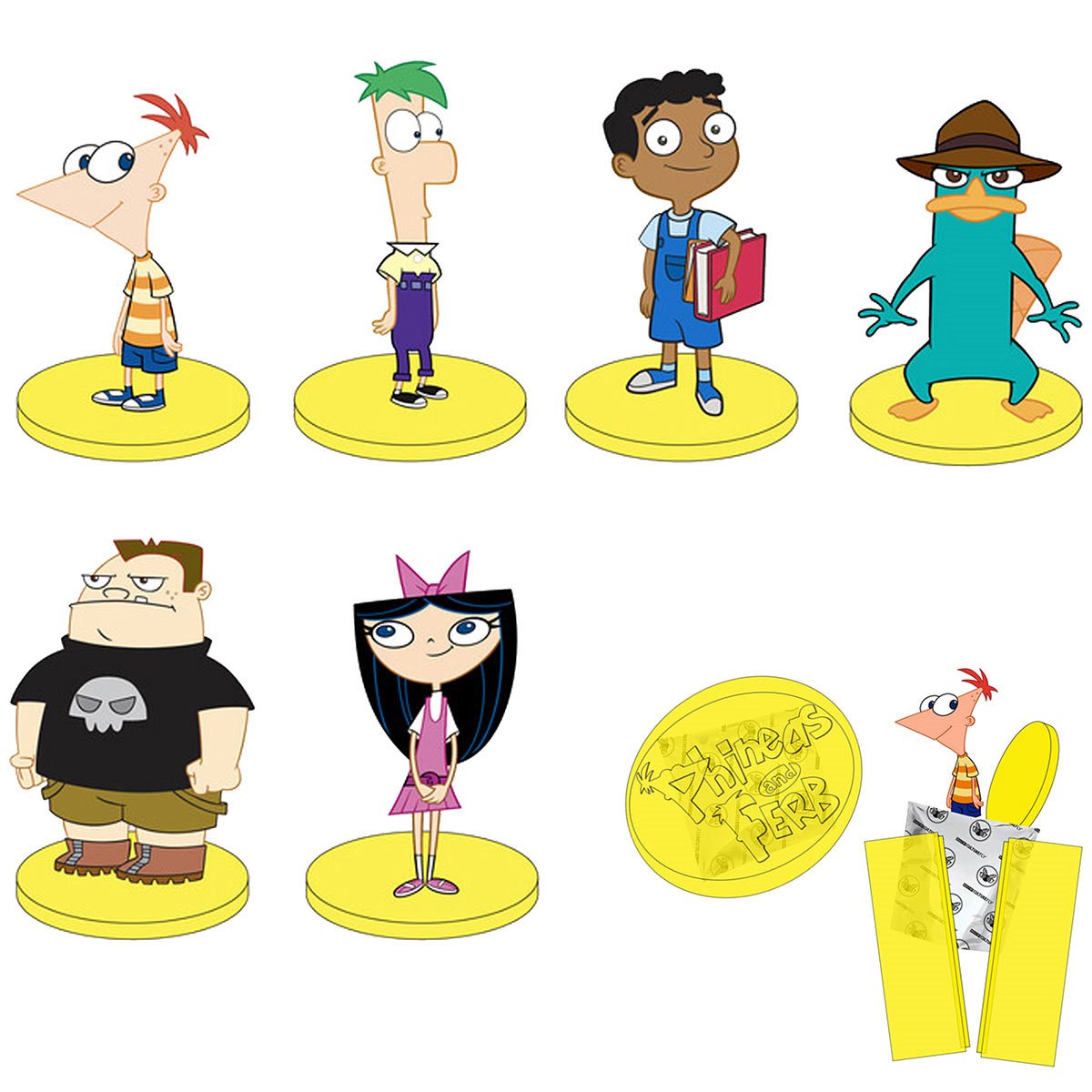 Phineas and Ferb Series 1 SMOLS Vinyl Figure Case of 12