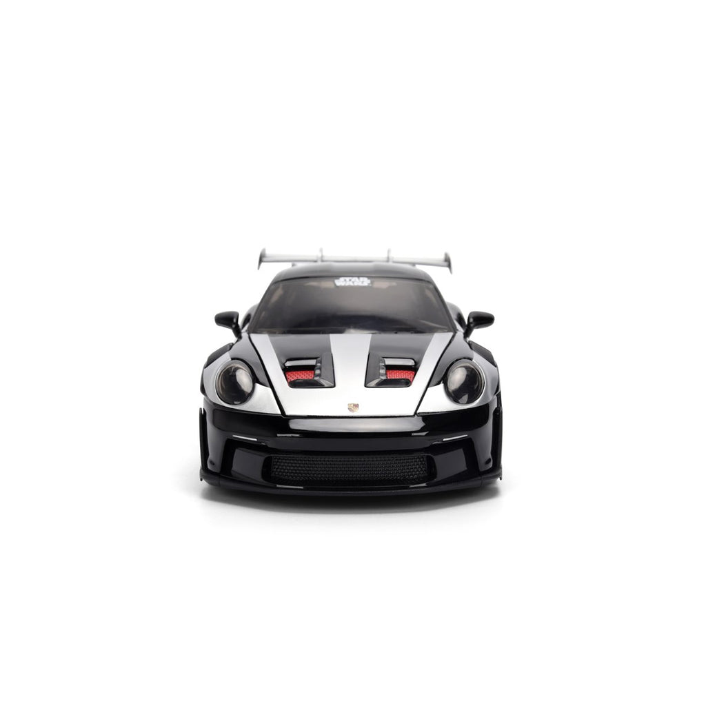 Hollywood Rides Star Wars Porsche 911 GT3 RS 992 1:24 Scale Die-Cast Metal Vehicle with Darth Vader Figure