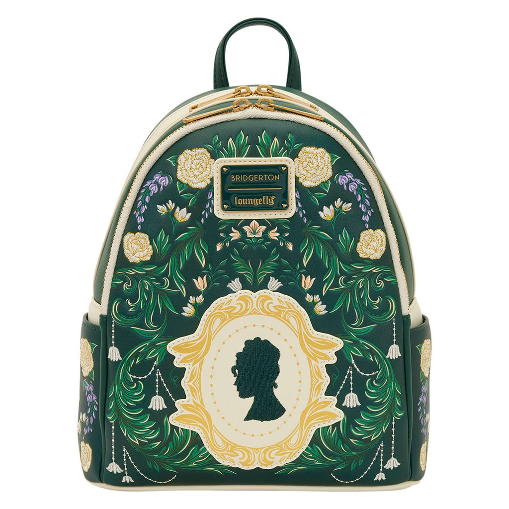 Bridgerton Silhouette Floral Mini-Backpack