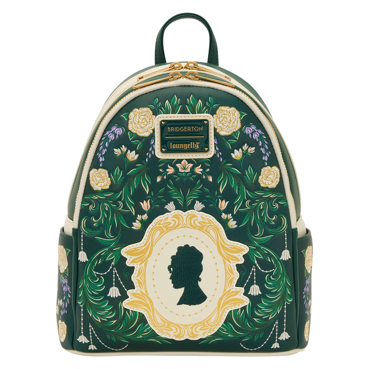 Bridgerton Silhouette Floral Mini-Backpack