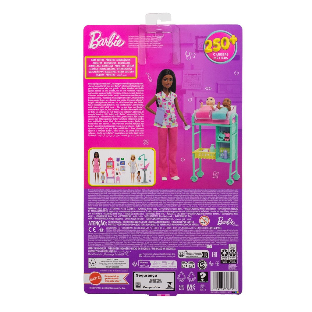 Barbie Careers Baby Doctor Doll with Brown Hair