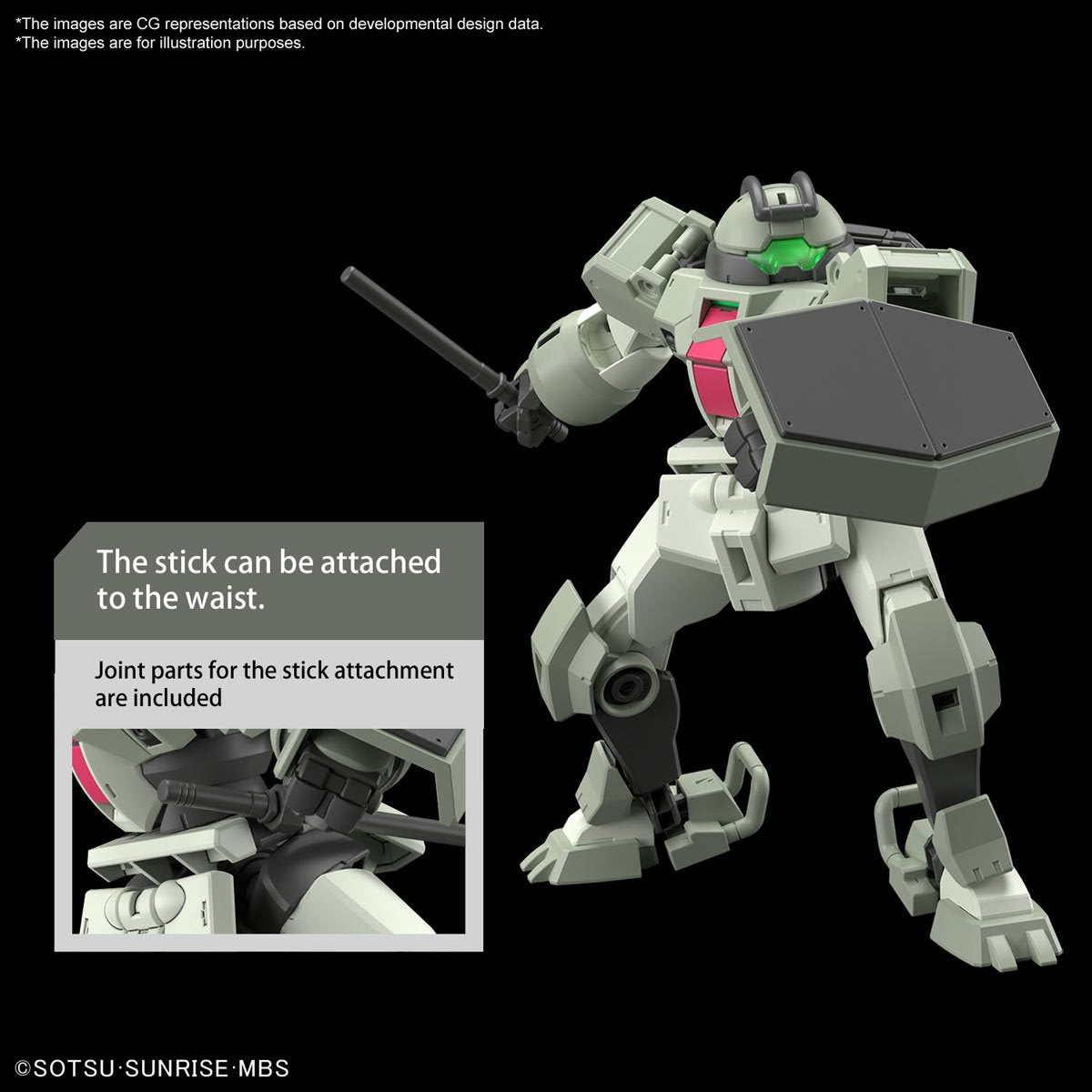 Mobile Suit Gundam: The Witch from Mercury Demi Trainer High Grade 1:144 Scale Model Kit