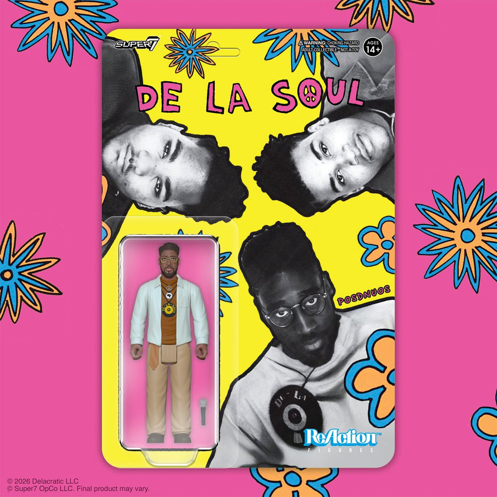 De La Soul Kelvin Posdnuos Mercer (Me, Myself & I) 3 3/4-Inch ReAction Figure