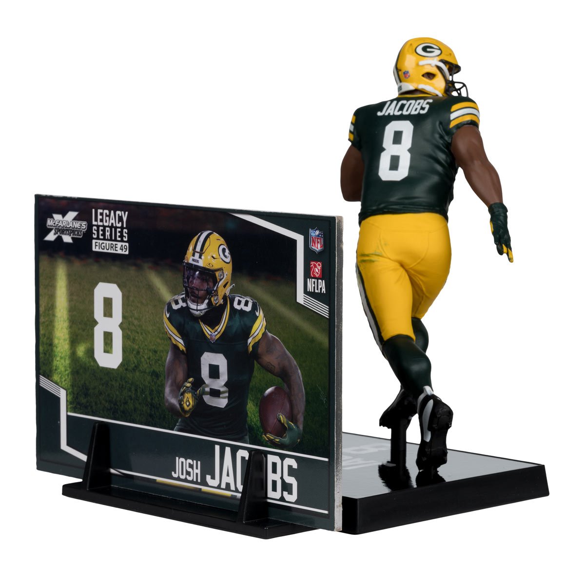 NFL SportsPicks 2025 Green Bay Packers Josh Jacobs 7-Inch Posed Figure