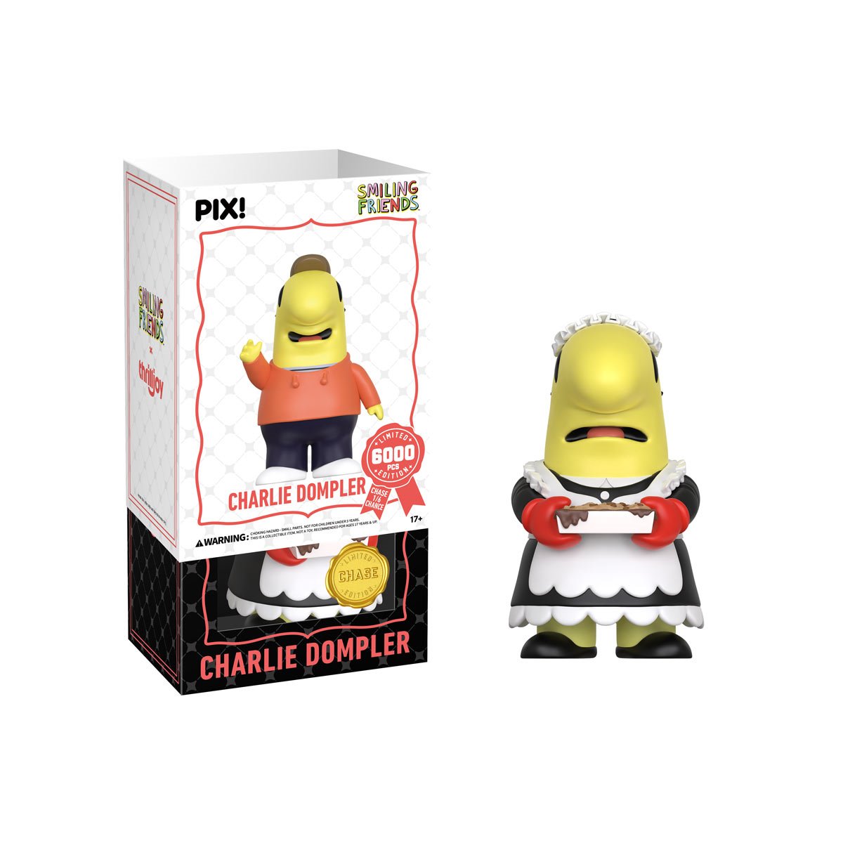 Smiling Friends Charlie Dompler Pix! Vinyl Figure