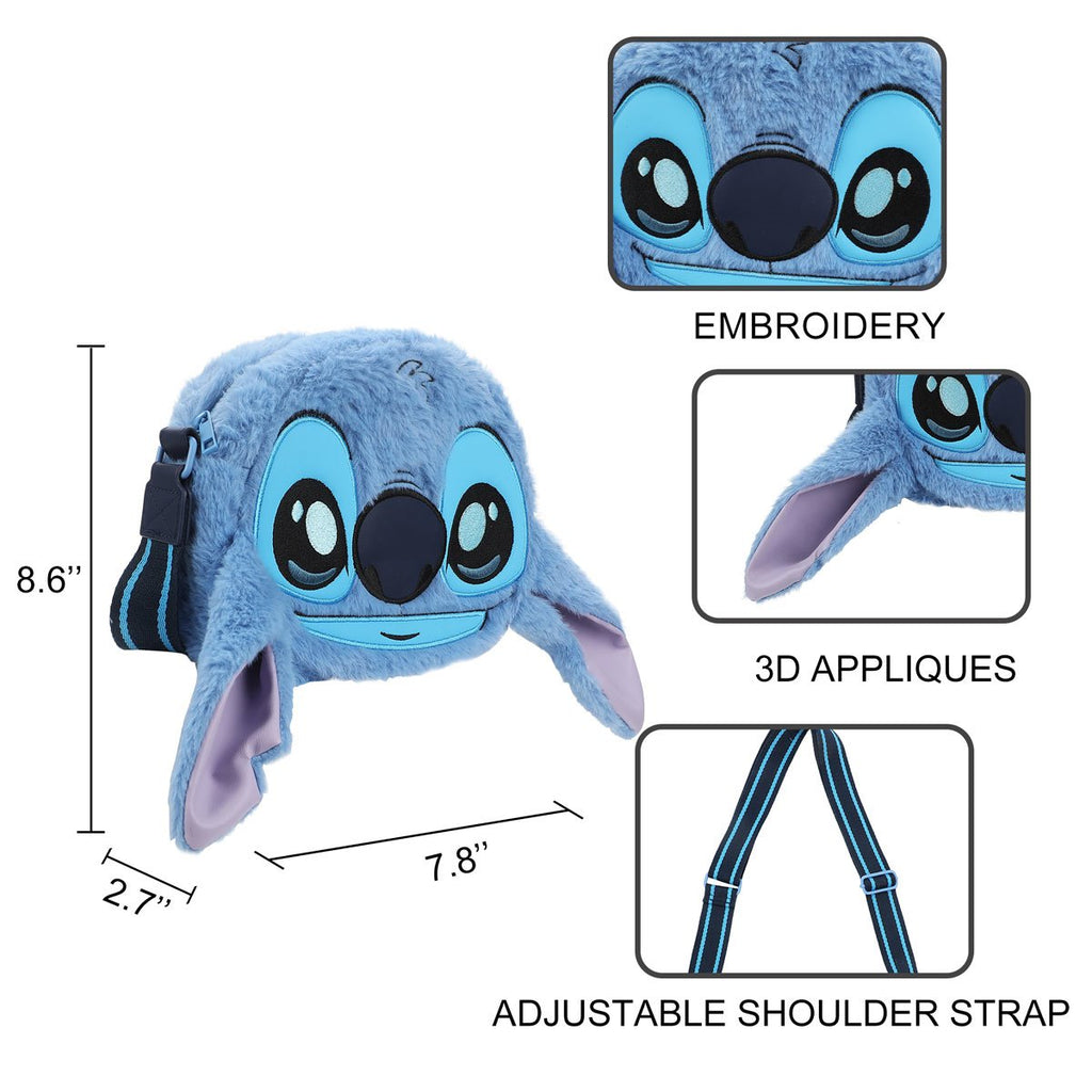 Lilo & Stitch Stitch Face Crossbody Bag