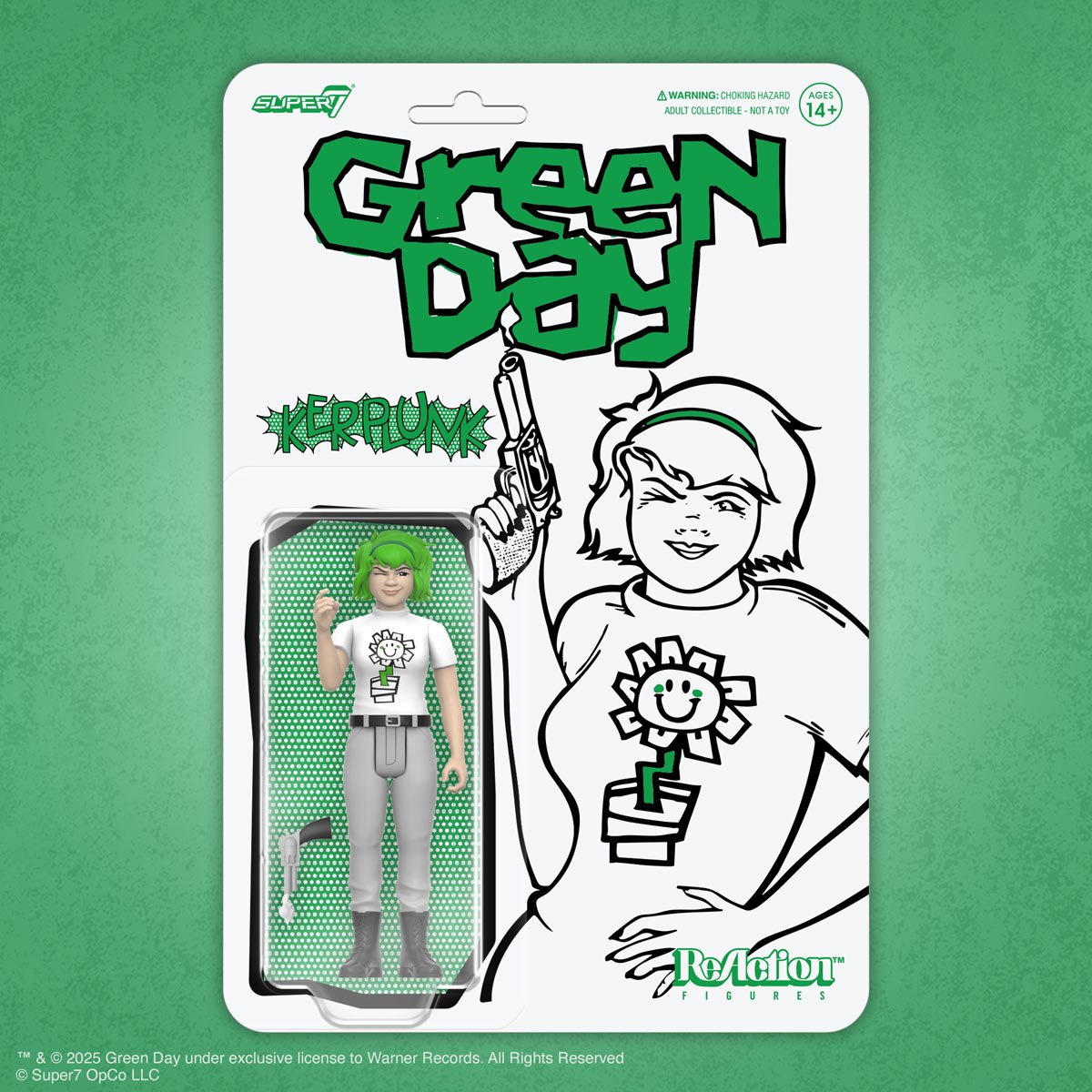 Green Day 3 3/4-Inch Kerplunk Girl ReAction Figure