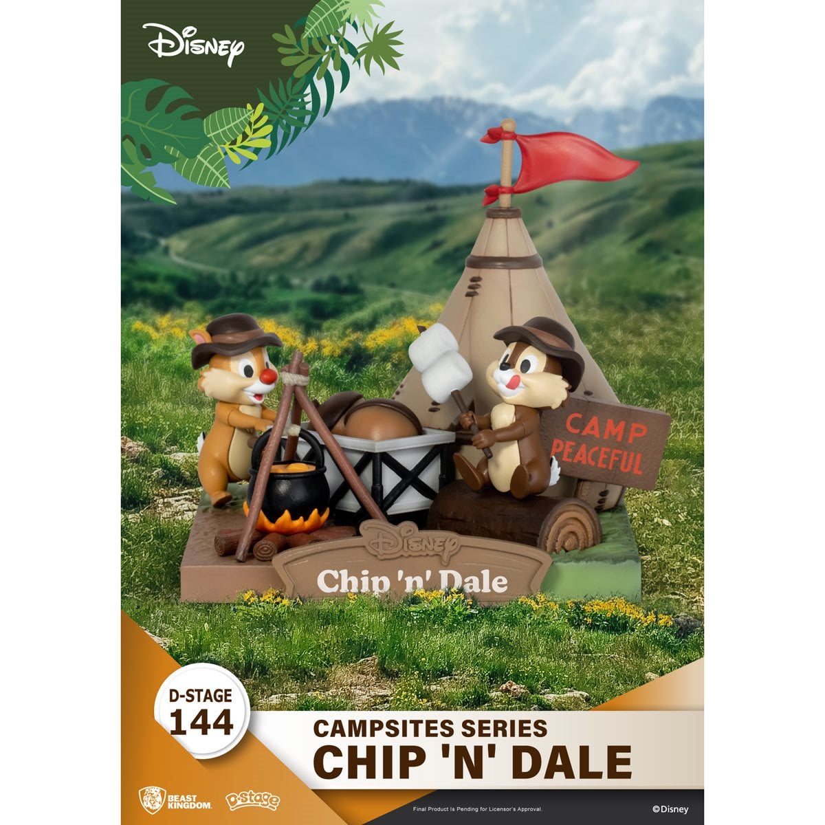 Disney Campsites Series Chip 'n Dale DS-144 D-Stage Statue