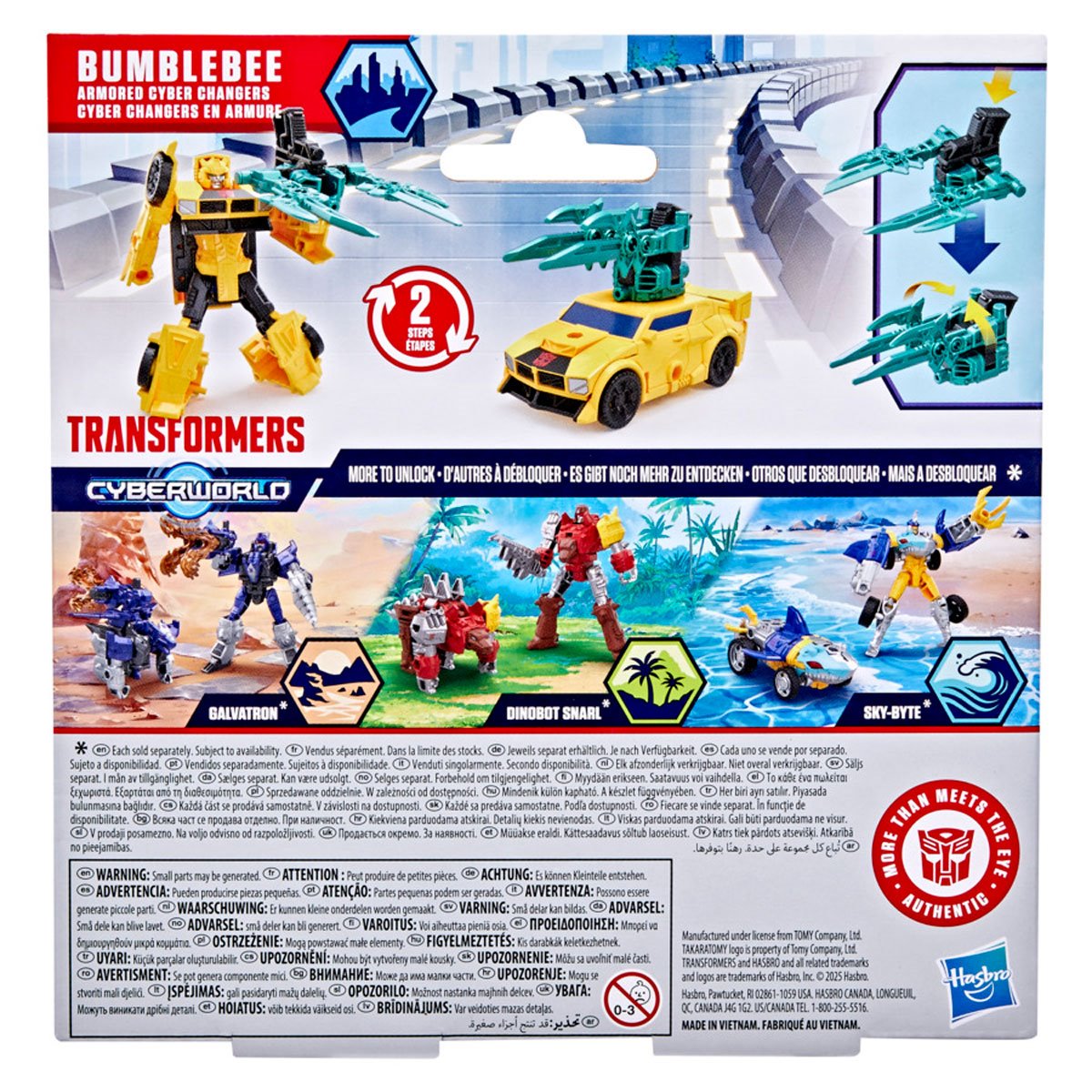 Transformers Cyberworld Armored Cyber Change Wave 3 Set of 4