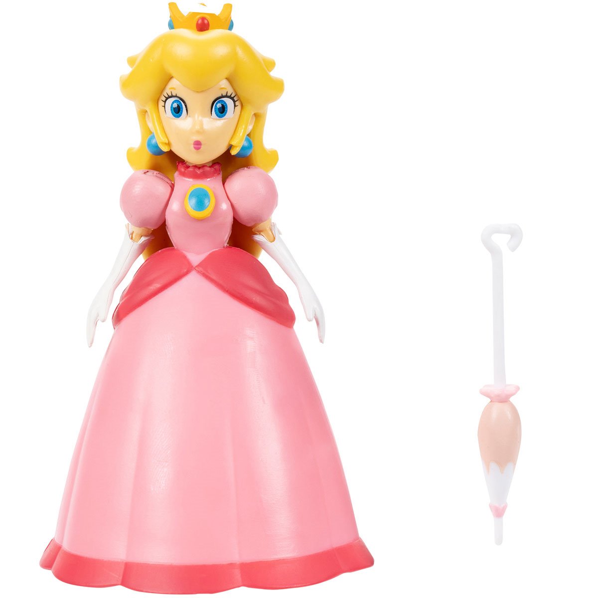 World of Nintendo Wave 41 Princess Peach with Umbrella 4-Inch Action Figure