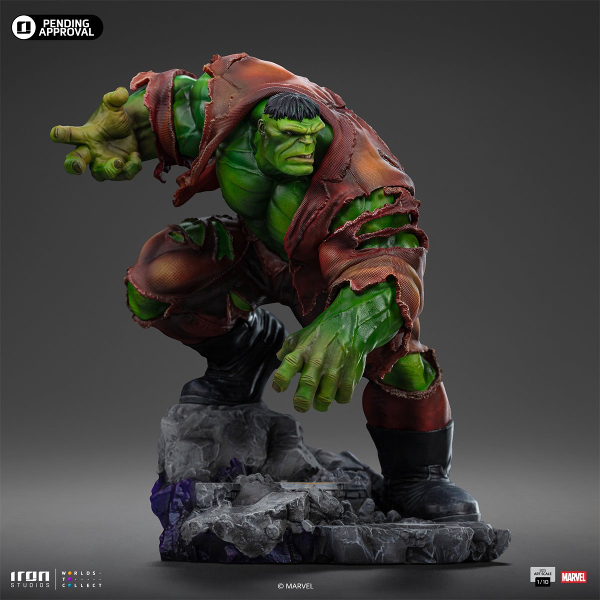 Hulk Infinity Gauntlet Battle Diorama Series 1:10 Art Scale Limited Edition Statue