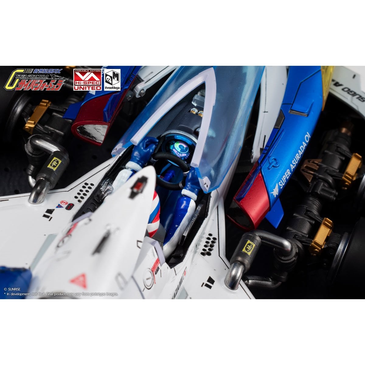 Future GPX Cyber Formula Variable Action Hi-Spec United Super Asurada 01 1:18 Scale Die-Cast Metal Vehicle