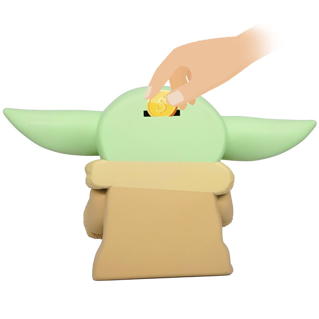 Star Wars: The Mandalorian Grogu with Cup PVC Bank