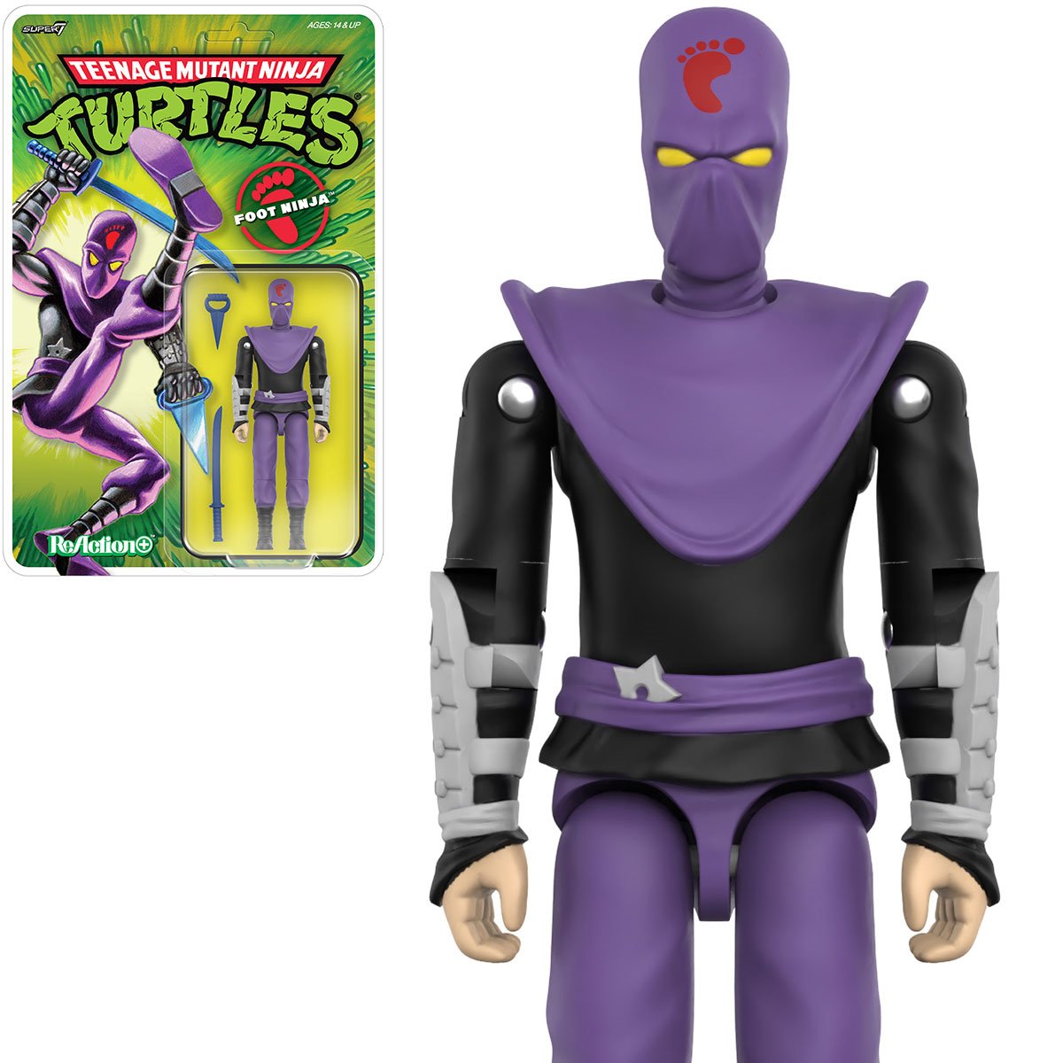 Teenage Mutant Ninja Turtles Foot Ninja 3 3/4-Inch ReAction+ Figure