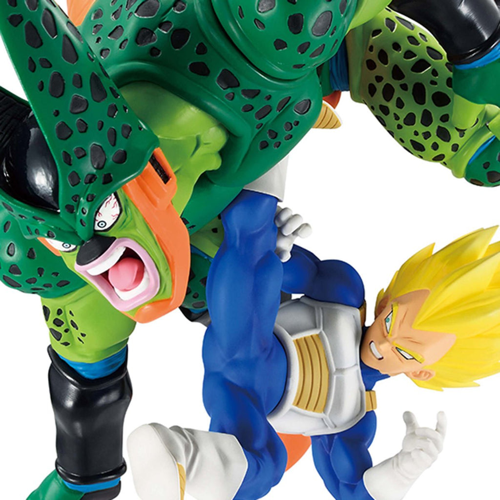 Dragon Ball Z Vegeta Vs Cell Dragon History II Revible Moment Statue
