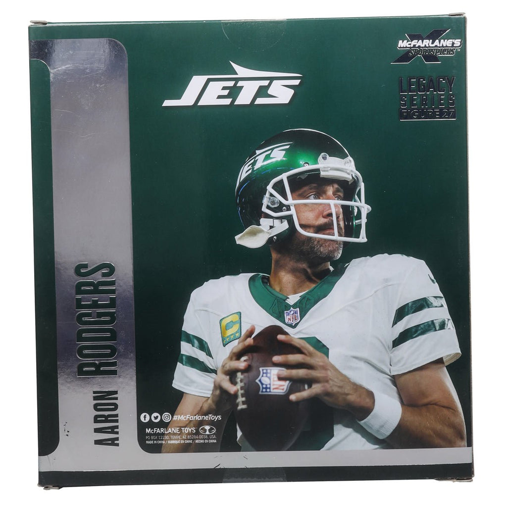 NFL SportsPicks 2024 Wave 2 New York Jets Aaron Rodgers 7-Inch Scale Posed Figure