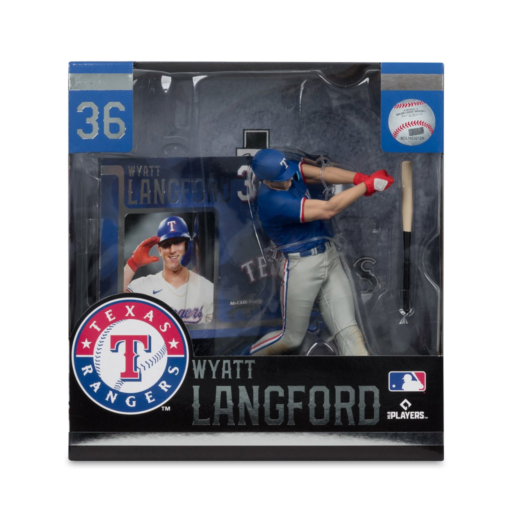 MLB SportsPicks Texas Rangers Wyatt Langford 7-Inch Posed Figure