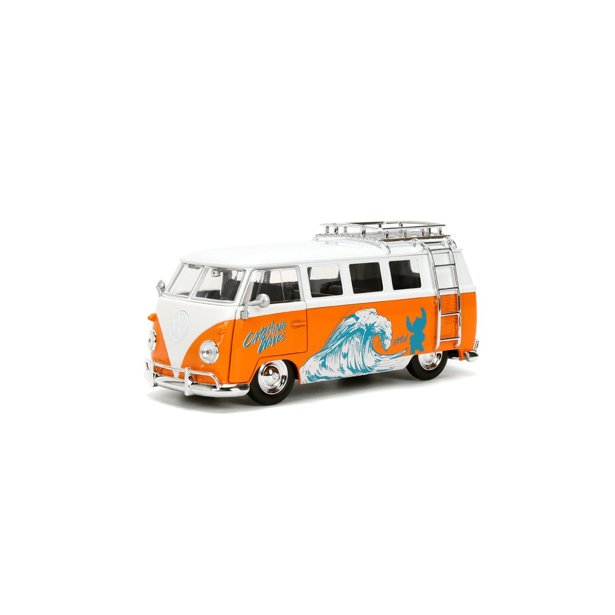 Hollywood Rides Lilo & Stitch 1961 Volkswagen Bus 1:24 Scale Die-Cast Metal Vehicle with Stitch Figure