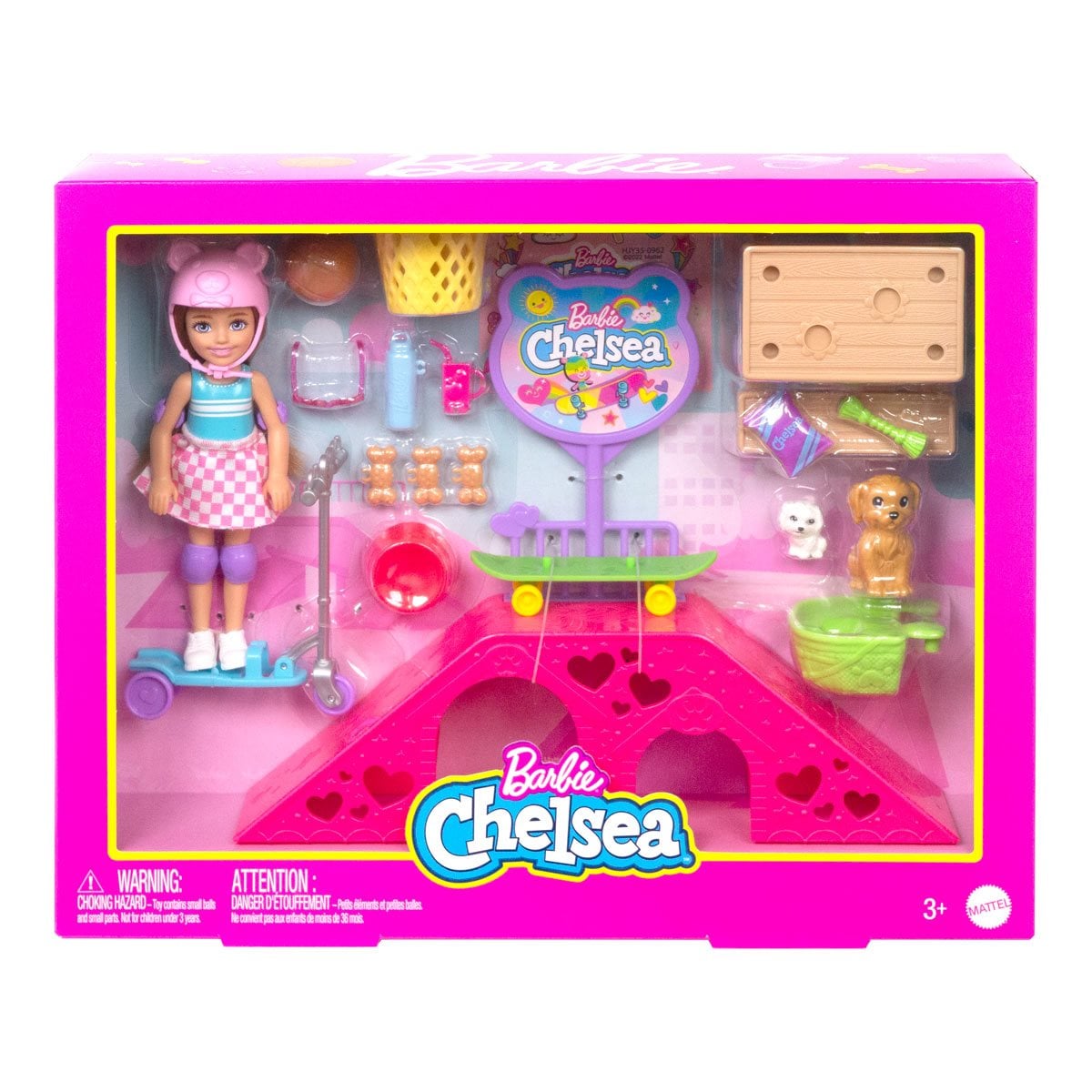 Barbie Chelsea Skate Park Doll and Playset