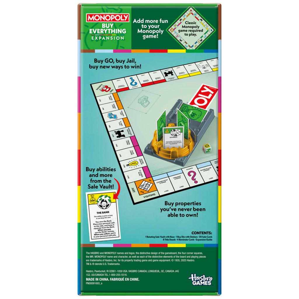 Monopoly Buy Everything Game - EXPANSION