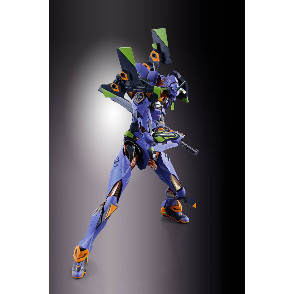 Evangelion Test Type-01 30th Anniversary with Spear Gaius Metal Build Action Figure