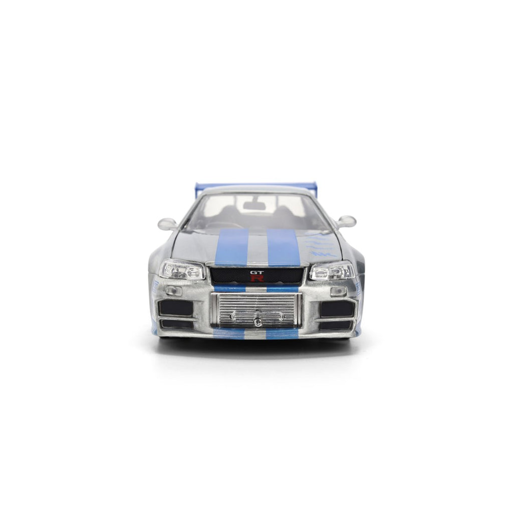 Fast and the Furious 25th Anniversary Brian's Nissan Skyline GT-R R34 1:24 Scale Die-Cast Metal Vehicle