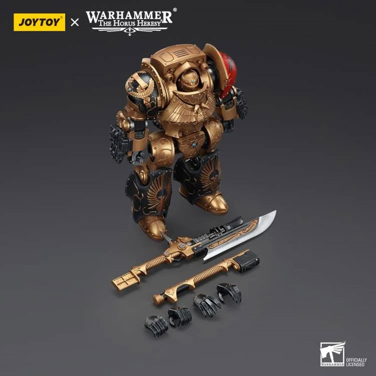 Joy Toy Warhammer The Horus Heresy Custodes Achillus Dreadnought 1:18 Scale Action Figure